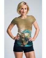 Embody the goddess of war with the Thena T-shirt, perfect for showcasing strength and elegance in one design.