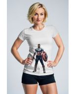 Represent the new Captain America with the Sam Wilson T-Shirt