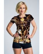 Quasar (Wendell Vaughn) T-Shirt - Cosmic Gold Edition