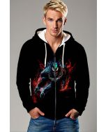 Black Venom Electrify Zip‑Up Hoodie