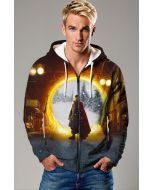 Black Doctor Strange Zip‑Up Hoodie – Heroic Urban Style