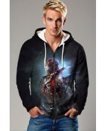 Iron Reclaim – Black Zip-Up Hoodie