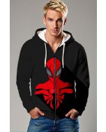 Web Guardian Zip-Up Hoodie – Shadow Red Edition