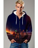 LEGO Justice League Zip-Up Hoodie – Heroic Sunset Edition