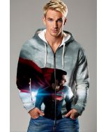 Superman Sky Sentinel Zip-Up Hoodie – Cloud Watch Hero