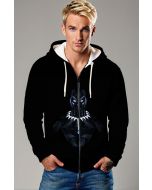 Black Panther Zip-Up – Geometric Armor Black