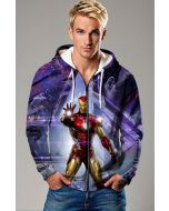 Iron Man Endgame Tribute Full-Zip Hoodie