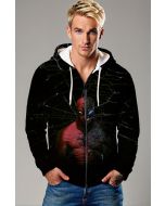 Venomized Spider-Man Symbiote Takeover Full-Zip Hoodie