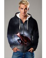 Eclipse Justice Zip Hoodie – Hero in the Void Tech Jacket