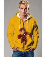 Tiny Tech Zip-Up – Iron Kid Yellow Full-Zip Hoodie