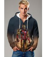 Invincible Zip-Up – Realistic Iron Man Mark Armor Hoodie
