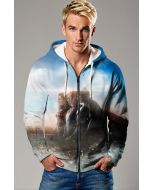 Justice Trinity Zip-Up Hoodie – Dawn Mist & Legacy Blue Edition