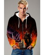 Laughing War Zip-Up – Chaos and Vengeance Collide