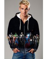 Justice Frontline Zip-Up – DC Icons in Formation