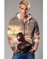 Golden Hour Zip-Up – Iron Spider in the Light
