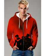 Crimson Knight Bond Zip-Up – Gotham Duality Edition