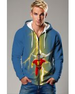 Lightning Speed Zip Hoodie – Shazam On the Move