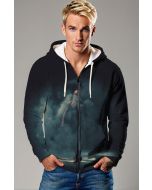 Noir Climb Zip Hoodie – Fogbound Spider Design