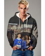 Navy Gradient Fantastic Four (Reboot 2005) Zip-Up Hoodie