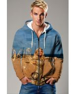 Keep warm in style with this Thena zip-up hoodie, perfect for any fan.