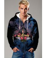 Jessica Drew / Spider-Woman Zip-Up Hoodie offers the perfect combination of comfort and superhero style