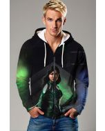 Embrace your cosmic power with the Sersi Zip-Up Hoodie