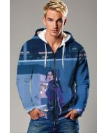 Dark Kate Bishop / Hawkeye Zip-Up Hoodie – Bold and Practical