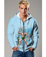 Namor the Sub-Mariner Zip-Up Hoodie – The Ocean's Might