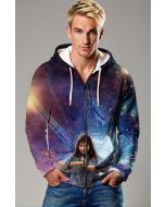 America Chavez Zip-Up Hoodie – Star-Powered 