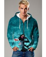 Cindy Moon Zip-Up Hoodie – Silk Power