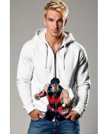 Simon Williams / Wonder Man Zip-Up Hoodie - Heroic White Edition