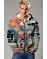 Ben Grimm / The Thing Zip-Up Hoodie - Show Your Loyalty to The Thing