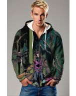 Gambit (Remy LeBeau) Zip-Up Hoodie - Ready to Unleash Power