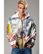 Negasonic Teenage Warhead Zip-Up Hoodie - Explosive Style