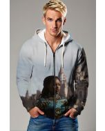 Nakia Zip-Up Hoodie - Warrior’s Strength in Every Thread