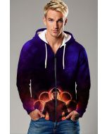 Shang-Chi Zip-Up Hoodie - Mystical Energy and Martial Arts Power