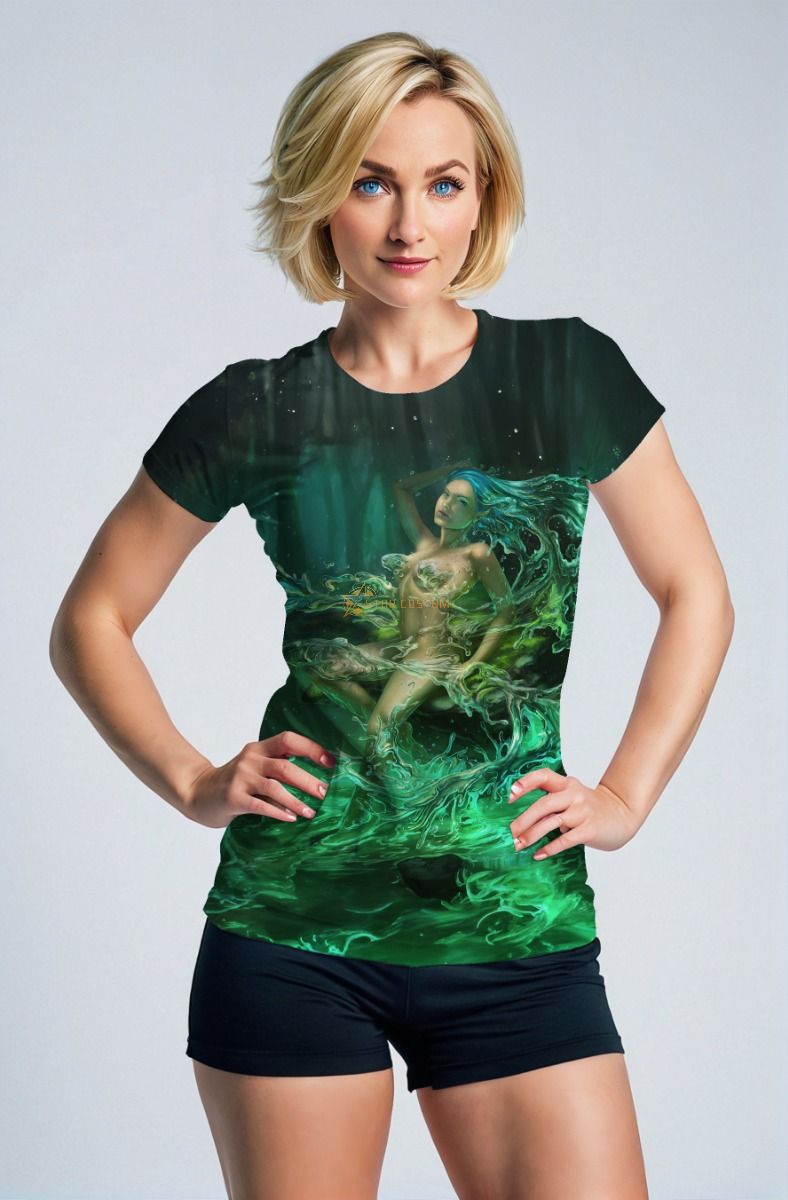 Mythical Aquarius Unisex Green Forest T-Shirts