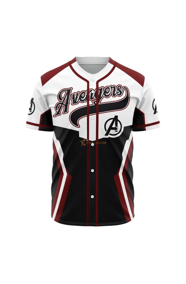 Avengers Endgame Marvel Baseball Jersey
