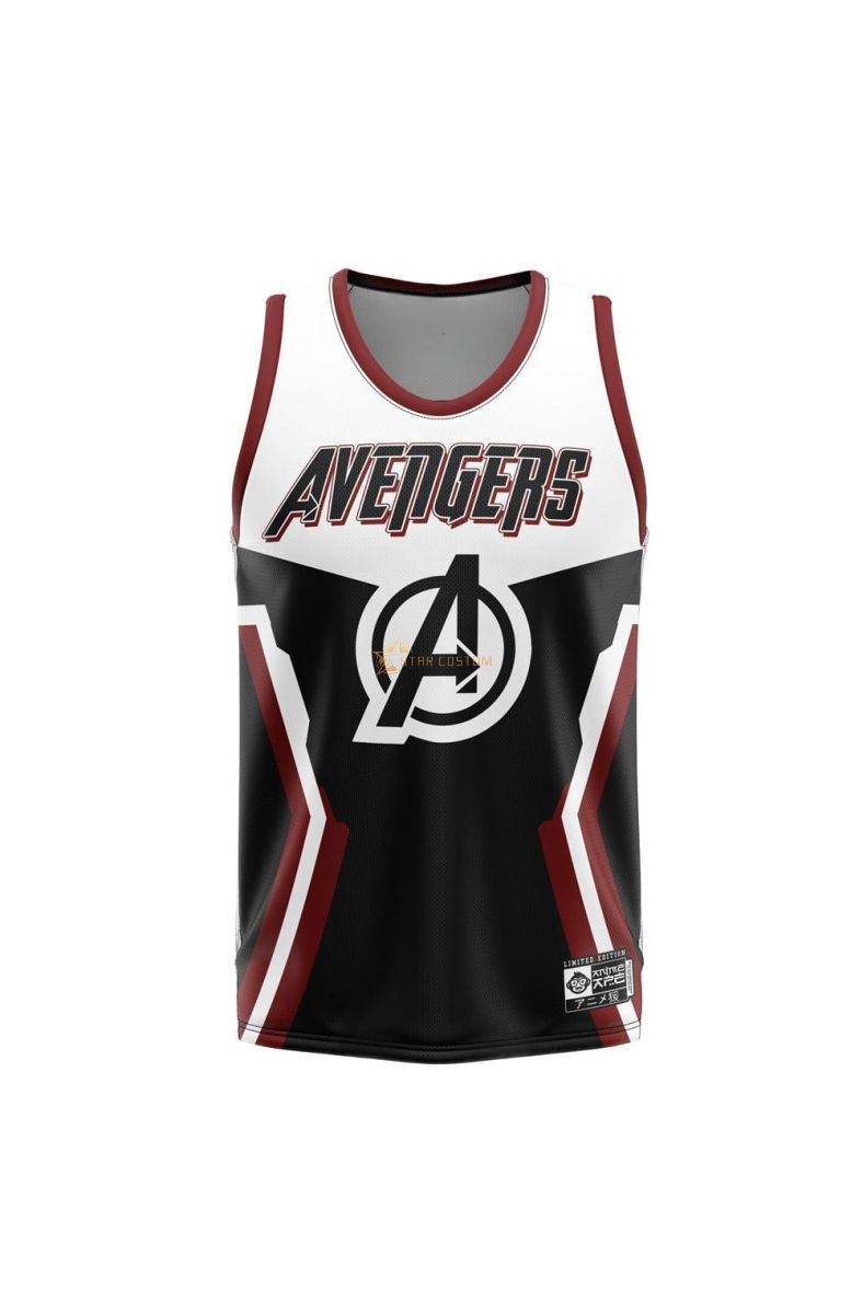 Avengers Endgame Marvel Basketball Jersey