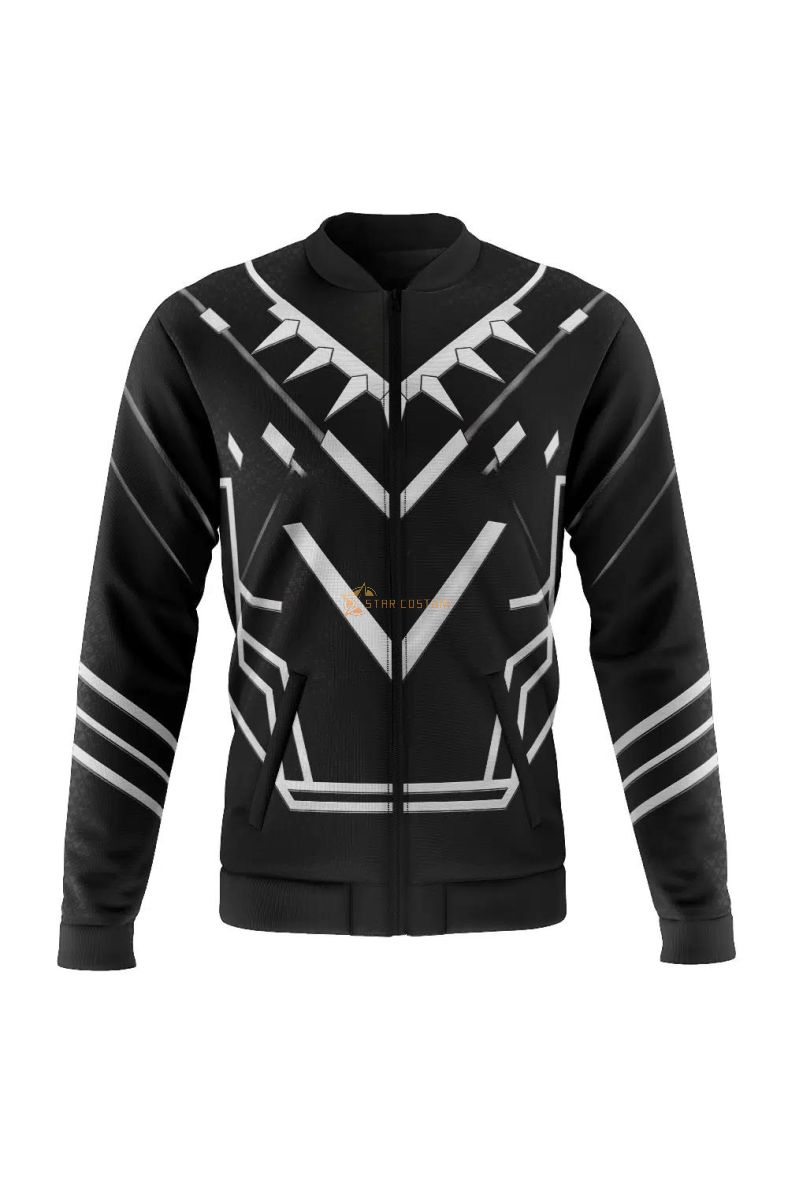 Black Panther Cosplay Marvel Casual Bomber Jacket