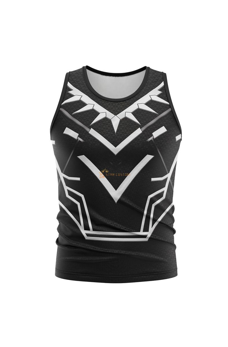 Black Panther Cosplay Marvel Tank Top