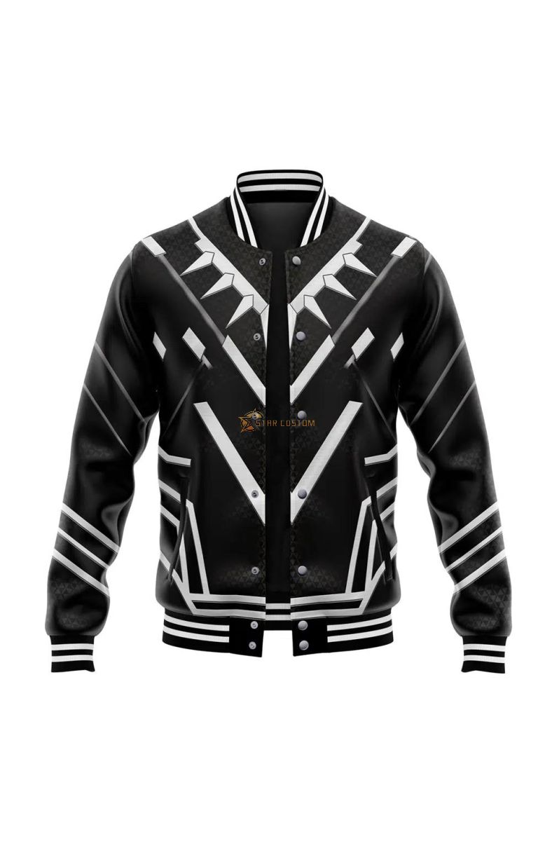 Black Panther Cosplay Marvel Varsity Jacket