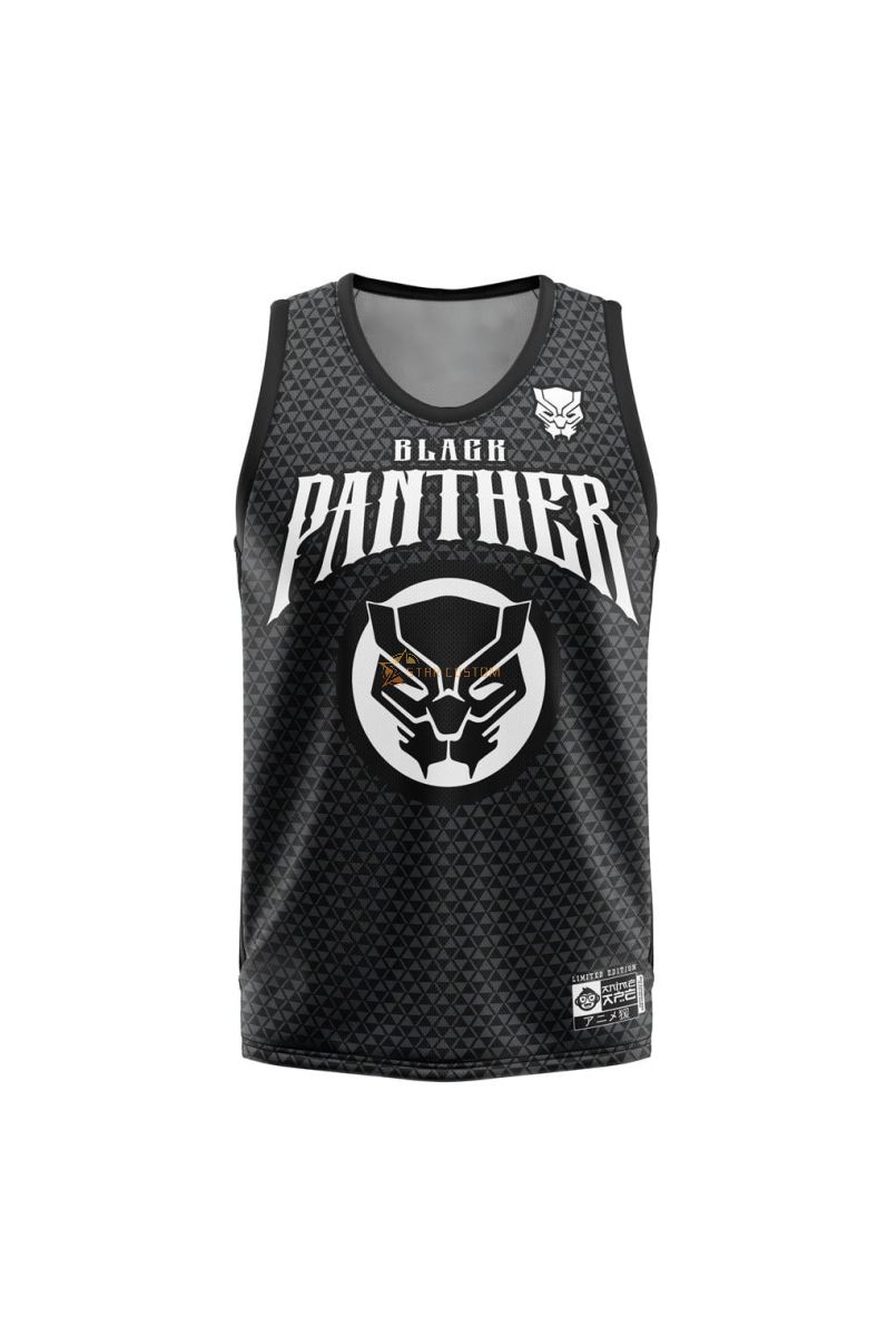 Black Panther Marvel Basketball Jersey