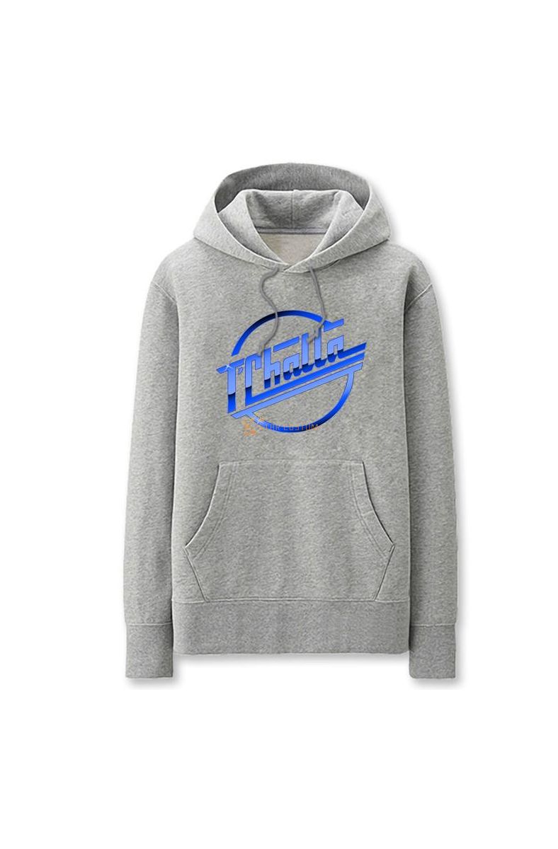 Avengers Solid Color Black Panthe Marvel Inspired Hoodie Solid Black