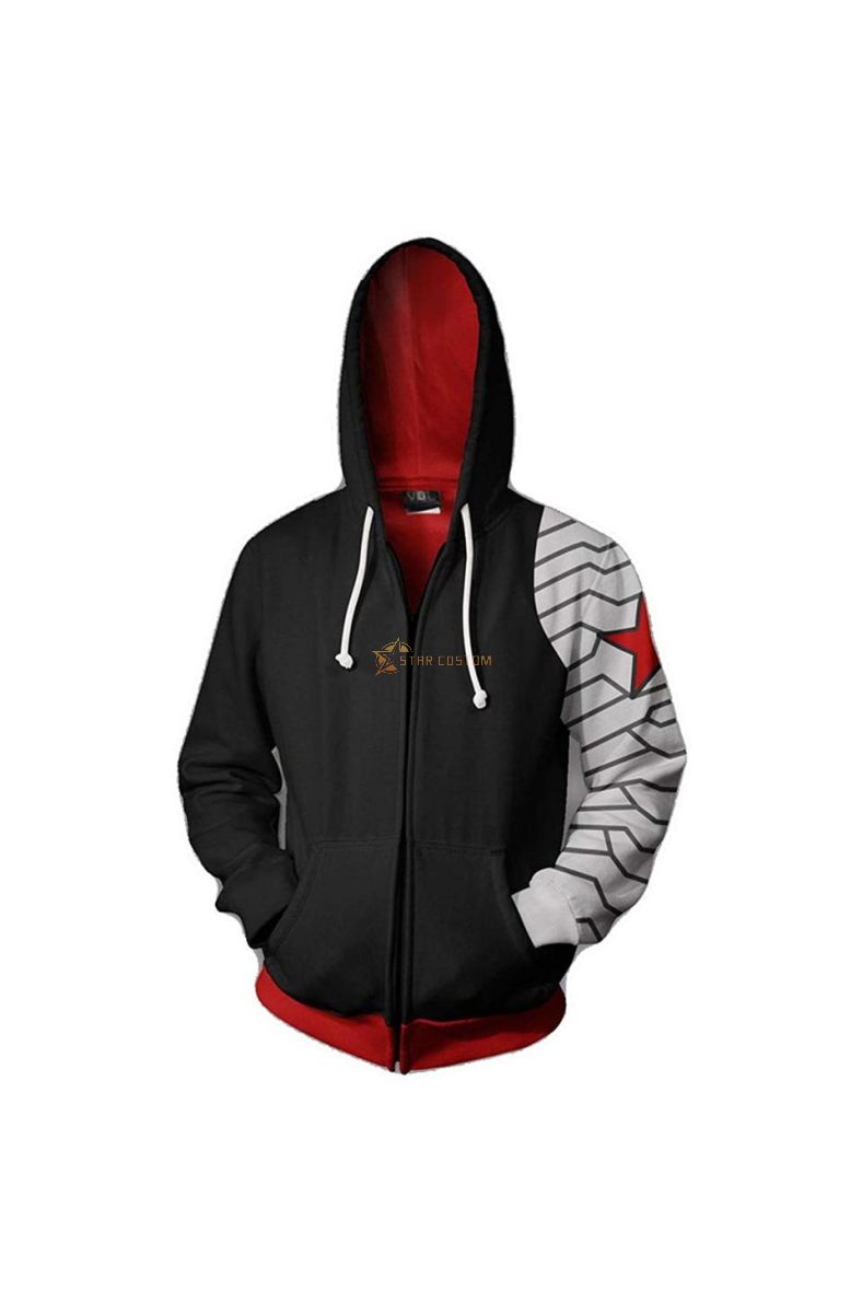 Captain America Captain America Winter S Marvel Inspired Hoodie Graphic