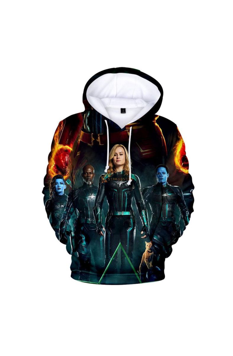 Marvel Carol Danvers Pullover Marvel Inspired Hoodie Edition 39