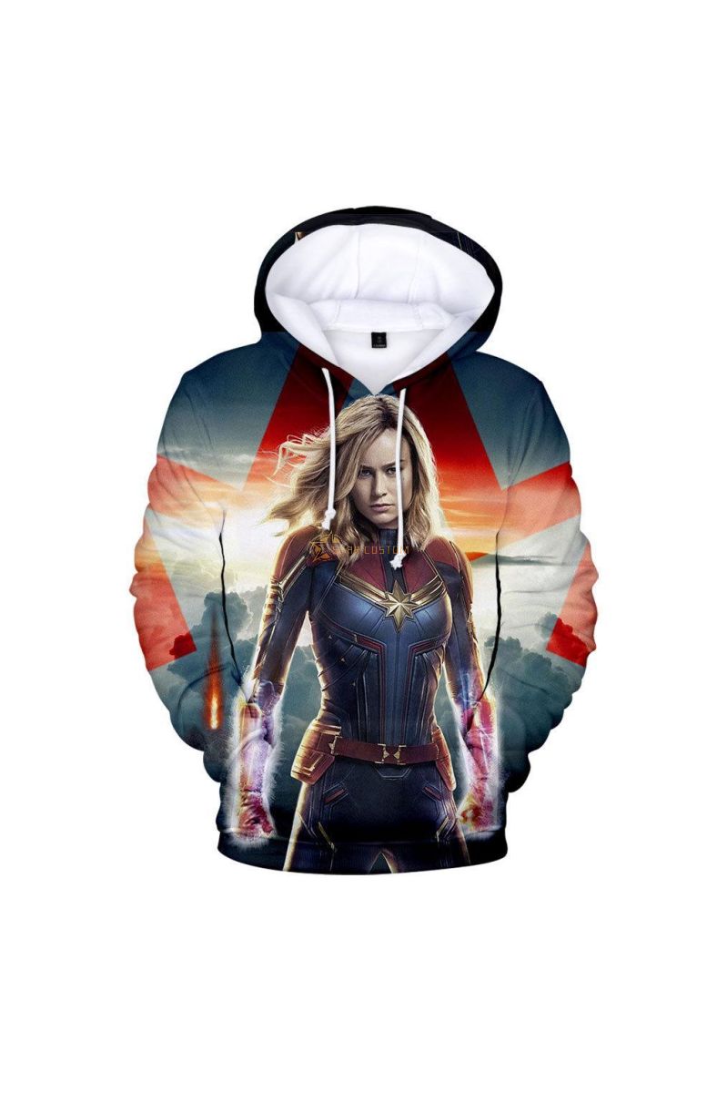 Marvel Carol Danvers Pullover Marvel Inspired Hoodie Edition 40