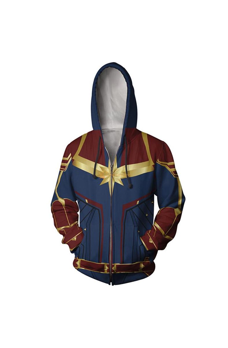 Marvel Digital Printed Unisex Z Marvel Inspired Zip Up Hoodie