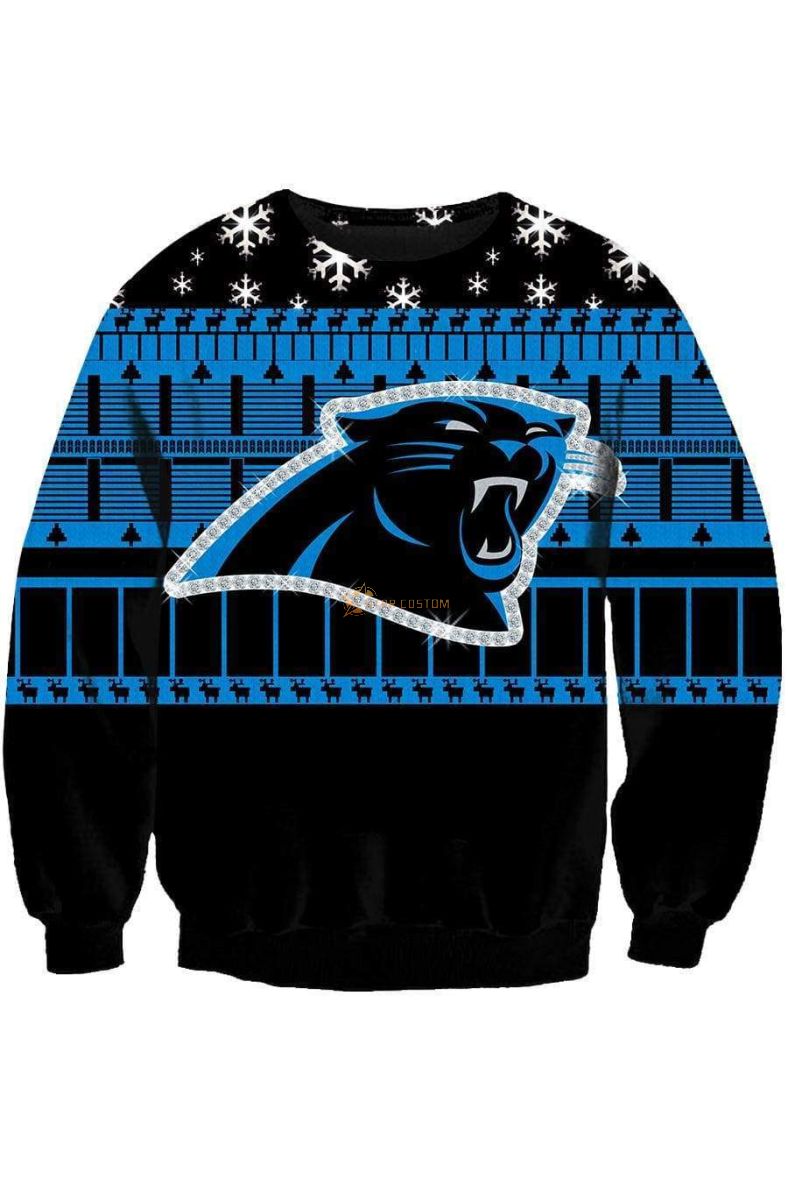 Christmas Carolina Panthers Christmas Carolina Panth Sweatshirt Black