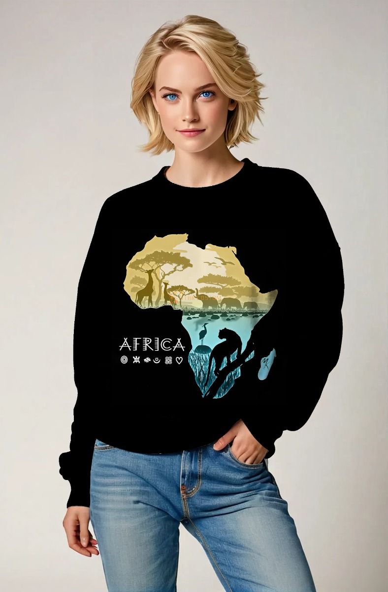 African Heritage Journey Sweatshirt - T-Shirts, Hoodies, Zip-Up Jackets, and Pullovers